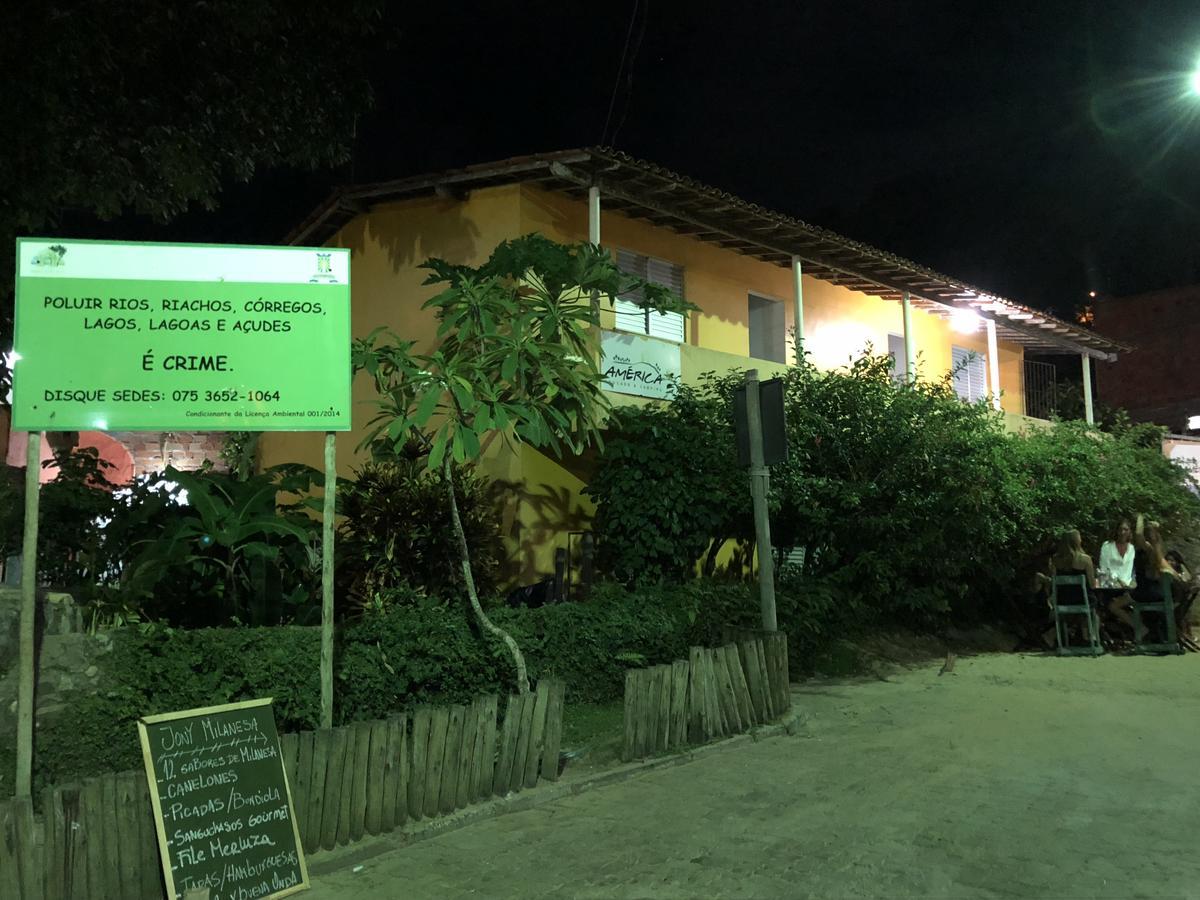Pousada E Camping America Morro de Sao Paulo Exterior photo